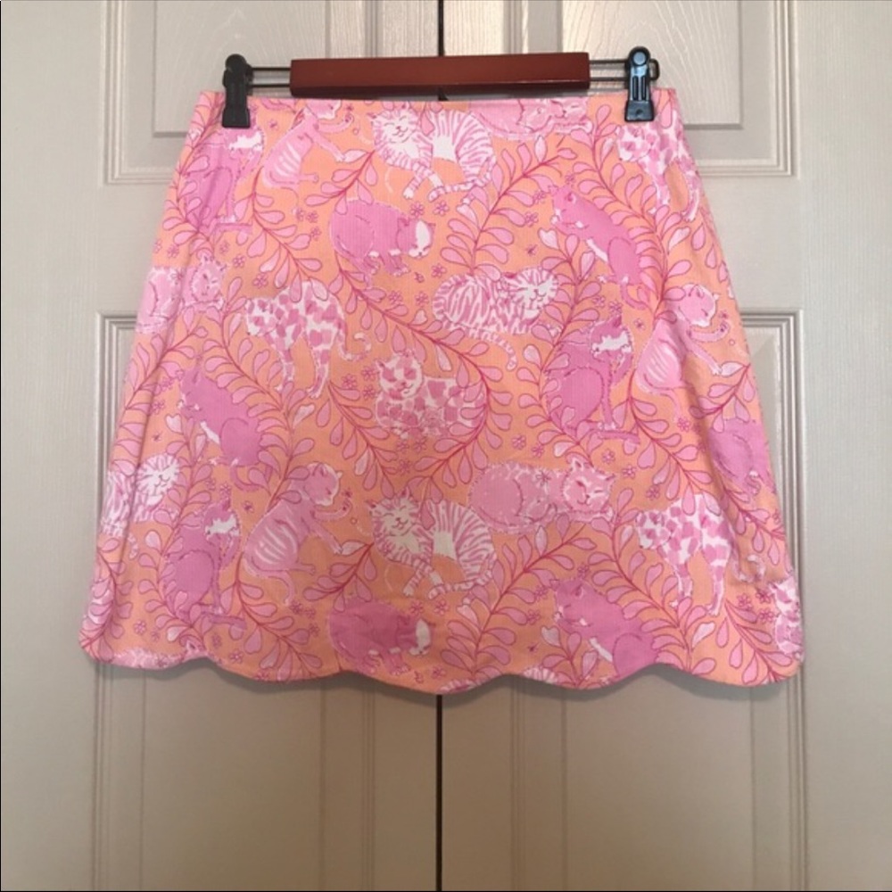 Lilly Pulitzer Jungle Kitty Skort Vintage